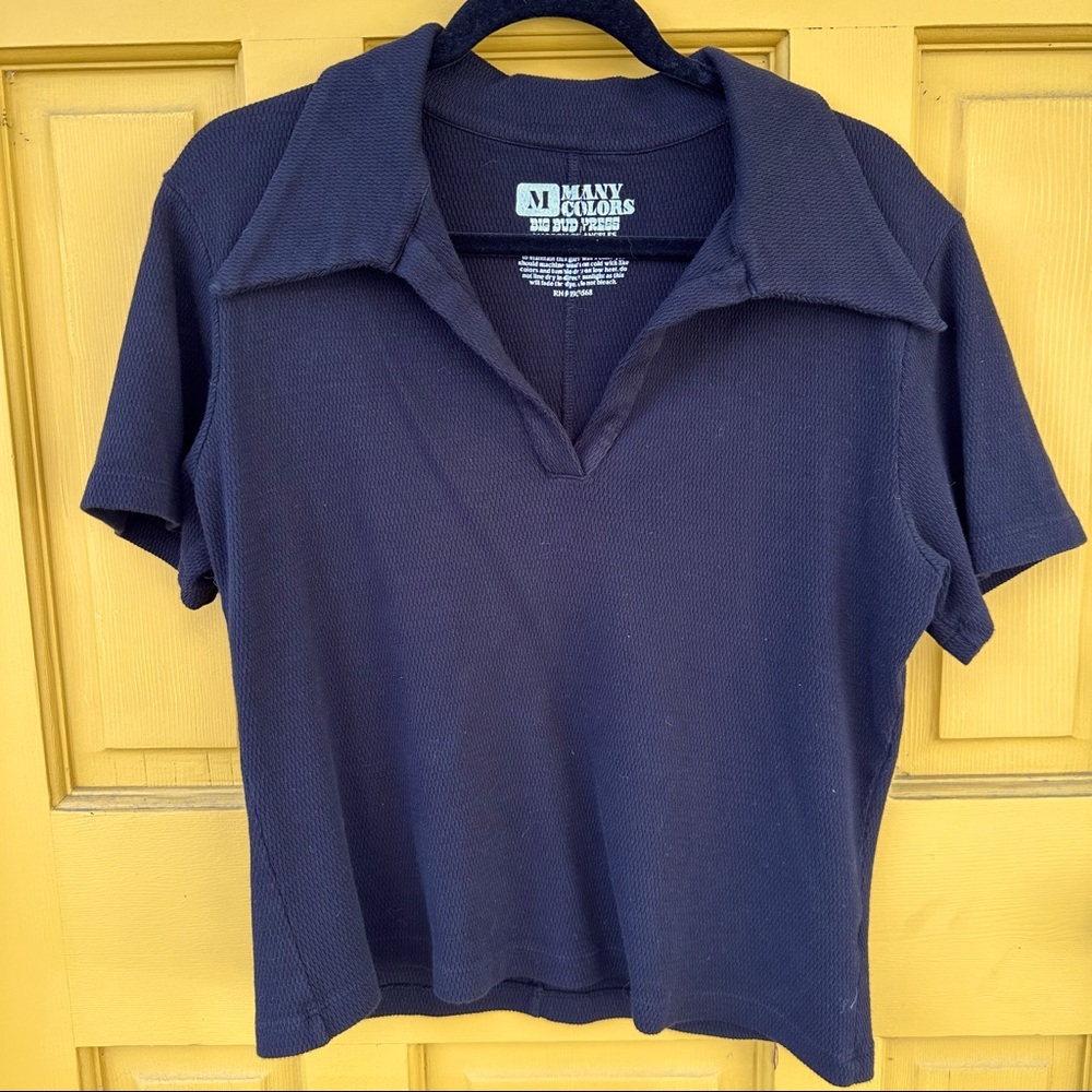 Big Bud Press Short Sleeve Fisherman Polo in Black